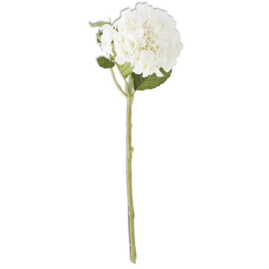 White Real Touch Hydrangea Spray